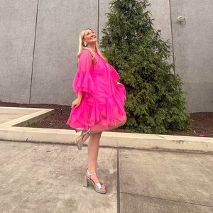 ANTHROPOLOGIE MINI TULLE LAYER DRESS